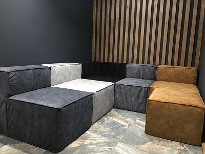 Отдельные диванные модули:  как собрать диван -  отзыв о вариативности с фото. 5/5