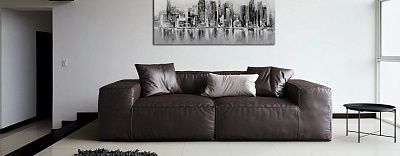 Что такое антивандальная ткань-8, Диван Фри в экокоже