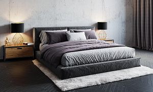 Современная стильная кровать Фри от Gliver, премиальное качество, доставка по России