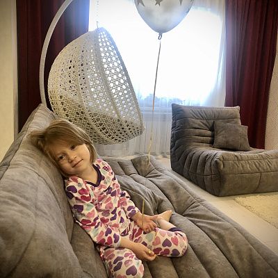 Купить качественную бескаркасную мягкую мебель недорого. Отзыв о качестве материалов с фото. 5 звезд.