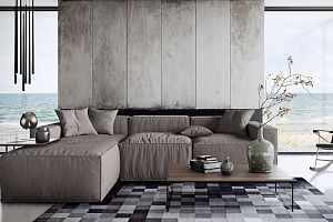 Стильный диван Фри из антивандальной ткани 