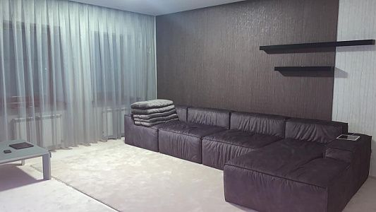  Модульный бескаркасный диван-трансформер для большой семьи. Отзыв с фото. Рейтинг 5 звезд.