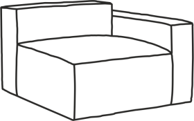 Модуль диван Фри угловой 101