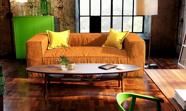 Мягкий и прямой диван ФОАМ от Gliver