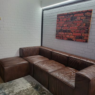 Отзыв о  модульном диване от Гливер Фото в интерьере и оценка 5/5.