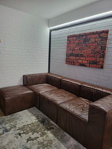 Отзыв о  модульном диване от Гливер Фото в интерьере и оценка 5/5.