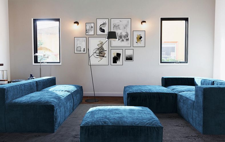 Бескаркасный диван Фри, место найдется каждому