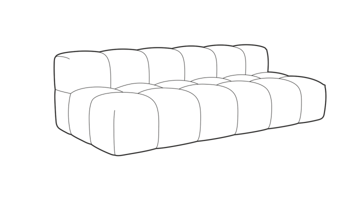 Диван Квадро 6 секций