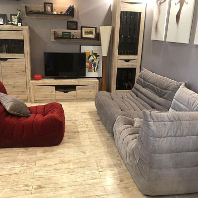 Мягкий уголок для гостиной: отзыв о качестве и удобстве низких диванов. Фото в интерьере. Рейтинг 5/5.