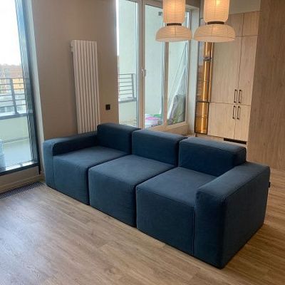 Модульные бескаркасные диваны для просторных гостиных: отзыв с фото. 5/5