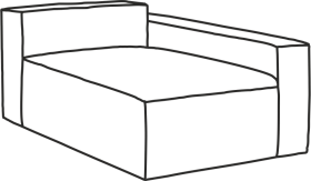 Модуль диван Фри угловой 105