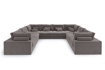 Диван Элизиум п-образный 8 модулей