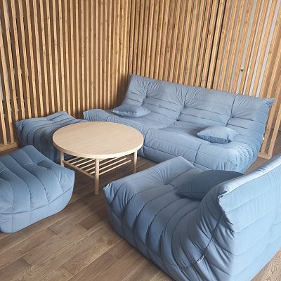 Готовая лаундж зона с диванами от Гливер. Отзыв с фото и рейтингом 5 звезд.