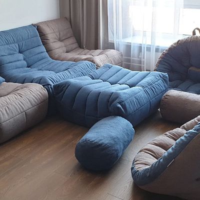 Мягкое кресло с подставкой для ног: отзыв о комфорте. Фото в гостиной. 5/5.