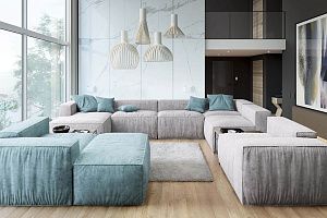 Комплект бескаркасных диванов Фри на заказ 