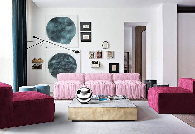 Легкий бескаркасный диван Фри для гостиной, розовый диван на заказ, цена от производителя, премиальное качество