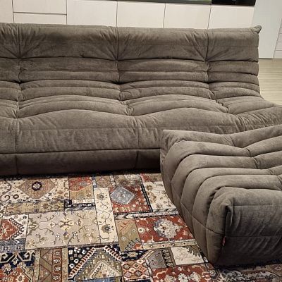 Лаунж диван в стиле лофт. Отзыв о дизайне и комфорте с фото. Рейтинг 5 звезд.