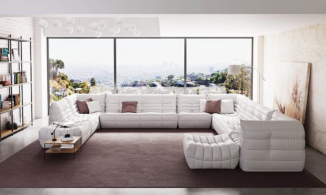 Модульные бескаркасные диваны Gliver весят в 3 раза меньше каркасных аналогов