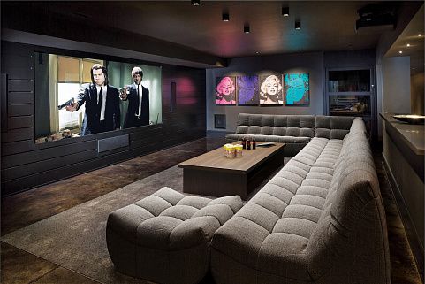 Диван ДеИтали, бескаркасный диван в домашний кинотеатр