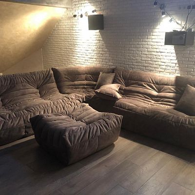 Мягкий бескаркасный диван для максимального расслабления: отзыв с фото. 5/5