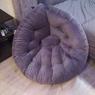 Напольные кресла без каркаса. Отзыв с фото и рейтингом 5 звезд.