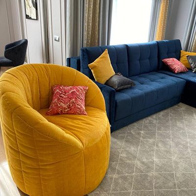 Мягкая мебель в лаунж формате. Отзыв о комфорте и современном дизайне с фото. 5/5.