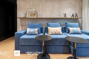 Квартирный вопрос, Пески планеты Арракис , Диваны Gliver, Комплект синих дизайнерских бескаркасных диванов от Gliver