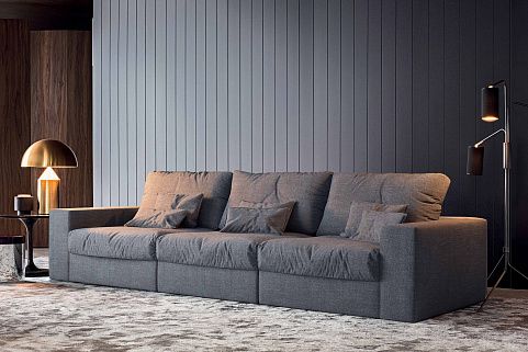 Диван Элизиум, серый диван в гостиную