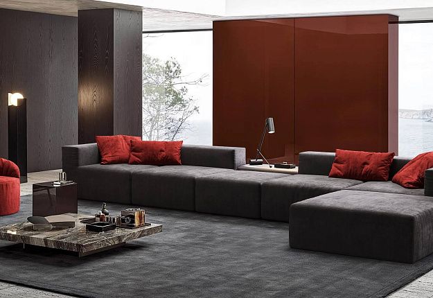 Мягкий бескаркасный диван-трансформер Драм от Gliver 