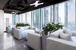 Кресла Фри для офиса из рогожки 