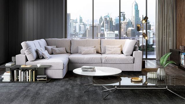 Как выбрать цвет дивана-3, Угловой диван на заказ Элизиум