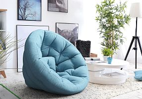 Голубое кресло-матрас Оустер для детей от Gliver