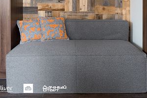 Дачный ответ, Кухня с ароматом блинов, Диваны Gliver, серый диван Драм