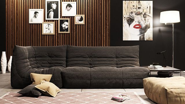 Как выбрать цвет дивана-4, Мягкий угловой диван ДеФранс