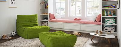 Как выбрать удобное кресло для дома-12, Тканевый диван ДеФранс