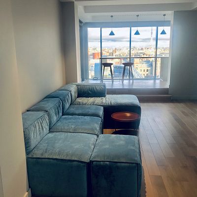 Бескаркасные модульные диваны в современном стиле. Отзыв с фото и рейтингом 5 звезд.