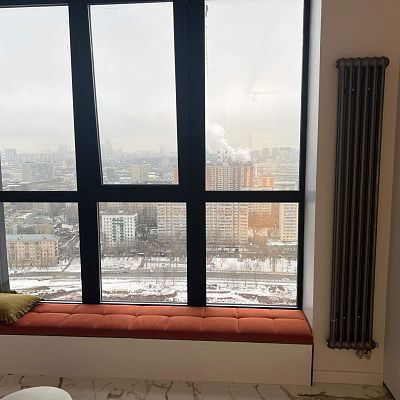 Матрасик на подоконник в современном интерьере дома. Реальный отзыв с фото и рейтингом 5 звезд.