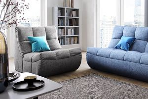 Кресло на заказ, кресло ДеИтали серого цвета в гостиной