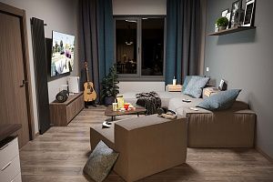 Бескаркасный диван Фри Лаунж для домашнего кинотеатра, легкие модули, современный дизайн, выбор дизайнеров, для семьи, друзей 