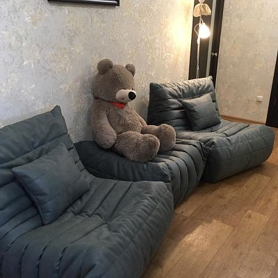 Мягкая бескаркасная мебель для полного релакса. Отзыв с фото и рейтингом 5 звезд.