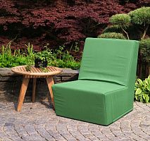 Кресло Дорф для улицы, зеленое бескаркасное кресло для улицы