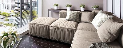 Как выбрать угловой диван-21, Угловой диван Фри для веранды и лоджии