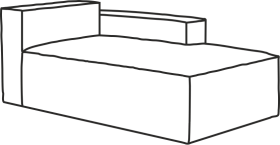 Модуль диван Фри оттоманка 115-P