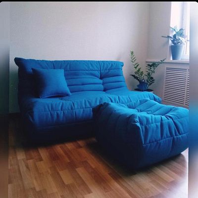 Лаунж диван с оттоманкой для максимального релакса. Отзыв с фото. 5/5.