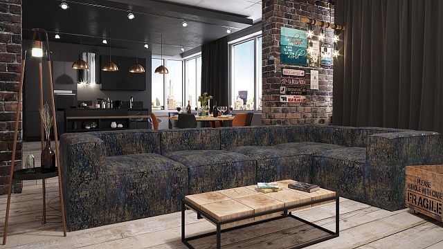 Как выбрать угловой диван-17, Угловой диван Фри для студии