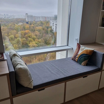 Первый матрасик для зоны отдыха у окна в детской или гостиной. Отзыв клиента с высокой оценкой. 