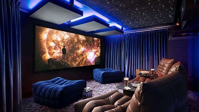 Диваны для домашнего кинотеатра, диваны и пуфы ДеФранс