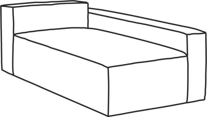 Модуль диван Фри угловой 106