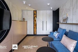 Квартирный вопрос, Пески планеты Арракис , Диваны Gliver, Комплект синих дизайнерских бескаркасных диванов от Gliver