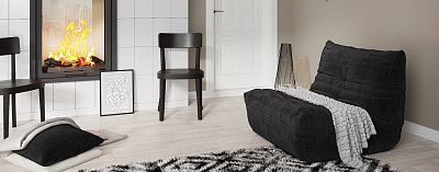 Модные диваны 2025 года-3, Одноместный диван ДеФранс для загородного дома